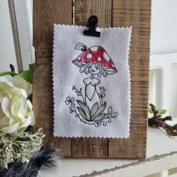 Stickdatei - Pilz Fäulein 2